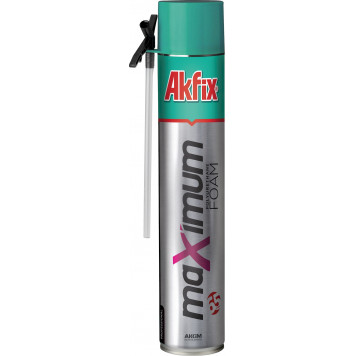 Пена монтажная летняя MAXIMUM ручная 65 л AKFIX