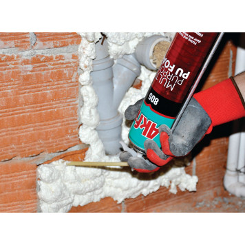 Пена монтажная летняя 805 ручная 750 мл (45 л), 850 г AKFIX-1