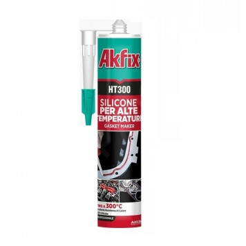 Герметик силиконовый термостойкий НТ300 (черный) 310 мл AKFIX