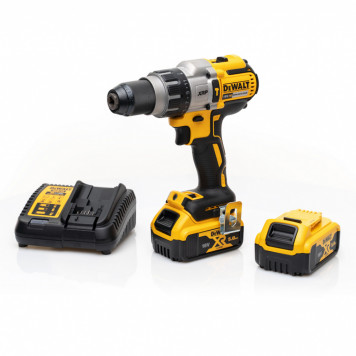 Шуруповёрт-дрель DEWALT 18ВLi бесщеточный DCD996P2-QW 3 скорости, 80Нм, 2х5Ah-1