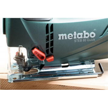 Электролобзик STEB 80 Quick 590 Вт, маятник, кейс (601041500) METABO-4