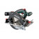 Пила KS 18 LTX 57 Аккумуляторная ручная дисковая METABO 601857840