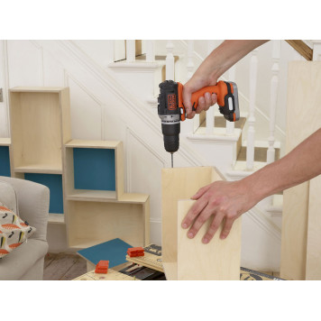 Шуруповёрт BDCHD12S1-XJ ударный GoPak 12 В USB BLACK+DECKER-16