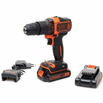 Шуруповёрт BDCHD18KB-XK ударный 18 В BLACK+DECKER Шуруповёрт BDCHD18KB-XK ударный 18 В BLACK+DECKER