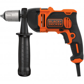 Дрель BEH850-QS ударная Omega, 850 Вт, быстрозажимной патрон 13 мм BLACK+DECKER-1