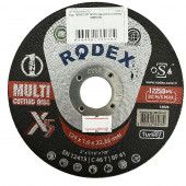 Круг RODEX отрезной по металлу 125х1,6х22,23 мм SRM16125