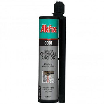 Химический анкер C900 на основе полиэстера 345 мл AKFIX Химический анкер C900 на основе полиэстера 345 мл AKFIX