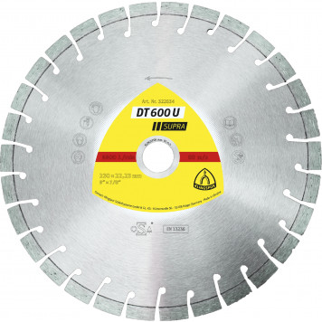 Диск SUPRA DT600U алмазный 115 х 22,23 / 2,4 х 9 мм СЕГМЕНТ KRONENFLEX 322630