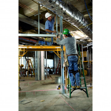 Уровень лазерный DW089K-XJ 3-х плоскостной с перекрестием, красный луч DeWALT-10