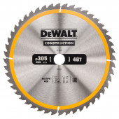 Диск DT1959-QZ пильный CONSTRUCT 305х30 мм, 48 зубьев, ATB +10° DEWALT