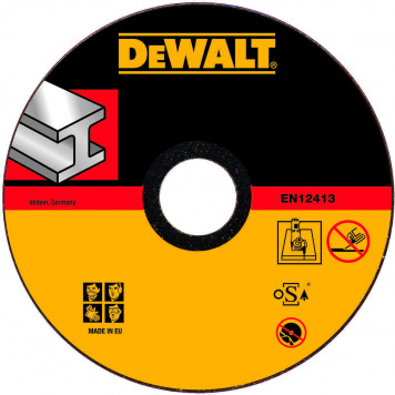Круг отрезной DT42380Z-QZ по металлу INDUSTRIAL, 180x22,2x1,6 мм DEWALT