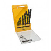 Набор сверл DT5911-QZ по металлу HSS-R, 1 - 10 мм, 10 шт DEWALT