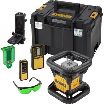 Уровень лазерный DCE079D1G-QW самовыравнивающийся ротационный, зеленый луч DEWALT-1