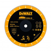 Диск DT3752-QZ алмазный сегментированный 355х25,4 х 1,6, h=3 мм DEWALT