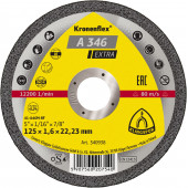 Круг отрезной EXTRA для металла KRONENFLEX A346 125х1,6 мм 340938