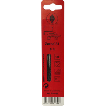Пилки JH810486 лобзиковые по дереву Zarsa 81 N4, спиральные 12 шт.