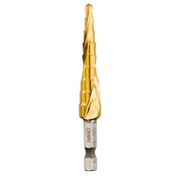 Сверло ступенчатое DT5026-QZ EXTR IMPACT 4-12 мм DEWALT