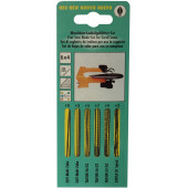 Пилки лобзиковые по дереву, набор из 4 типов 130 мм, 24 шт.