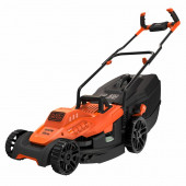 Газонокосилка BEMW471BH-QS электрическая колесная 38 см, 1600 Вт, BikeDes BLACK+DECKER
