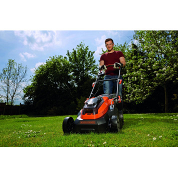 Газонокосилка CLM3820L1-QW аккумуляторная колесная 1 АКБ 36 В x 2.0 Ач, 38 см BLACK+DECKER-2