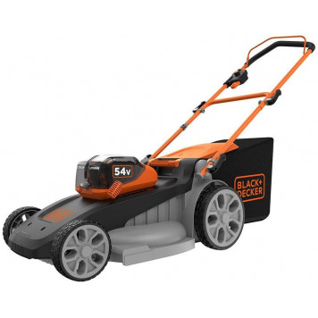 Газонокосилка CLM5448PC2-QW аккумуляторная колесная 2 АКБ 54 В x 2.5 Ач, 48 см BLACK+DECKER-1