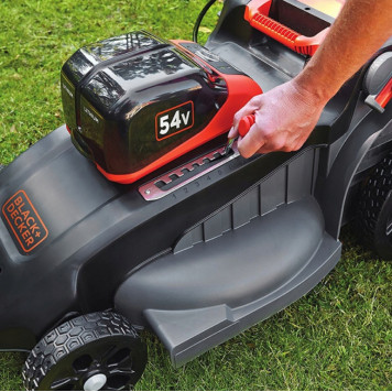 Газонокосилка CLM5448PC2-QW аккумуляторная колесная 2 АКБ 54 В x 2.5 Ач, 48 см BLACK+DECKER-2