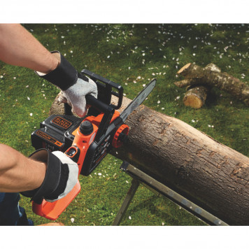 Пила GKC1825L20-QW аккумуляторная цепная 18 В, 2 Ач, 25 см BLACK+DECKER-9