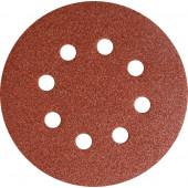 Круг KRONENFLEX наждачный PS18EK на липучке 125 мм с отверстием 1 шт (80)
