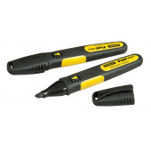 Маркер 0-47-314 STАNLEY с плоским наконечником чёрный, уп. 2 шт.