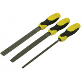 Набор 0-22-477 напильников 200 мм драчевой насечкой 3 шт (плоский,полукруглый,круглый) STАNLEY