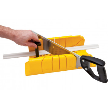 Стусло 1-20-600 для плотницких работ пластиковое 300 х 130 х 80 мм с ножовкой 350 мм STАNLEY-8