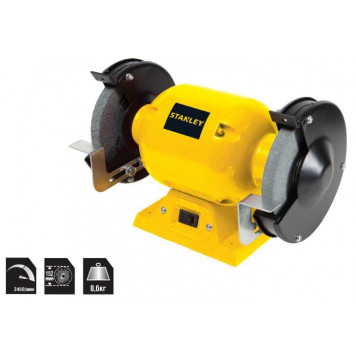 Станок STGB3715-B9 точильный 150мм 373Вт STАNLEY Станок STGB3715-B9 точильный 150мм 373Вт STАNLEY