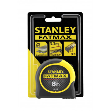 Рулетка 0-33-728 измерительная FatMax Autolock 8 м х 32 мм STАNLEY-1