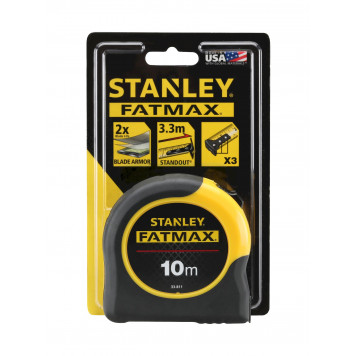 Рулетка 0-33-811 измерительная FATMAX BLADE ARMOR 10 м х 32 мм STАNLEY-1