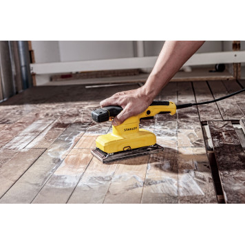 Шлифмашинка SS28-RU вибрационная 280Вт 91х185мм 14000 кол/мин STАNLEY-4