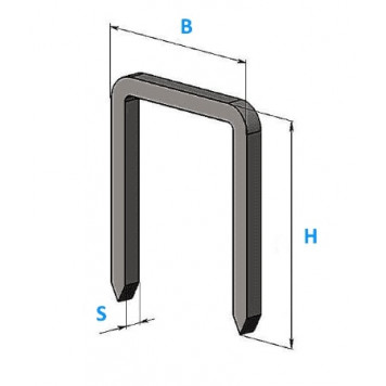 Скоба 1-TRA209Т 14 мм (1000 шт) STАNLEY-3