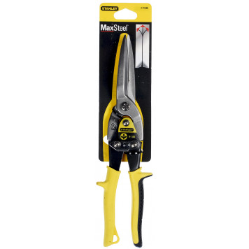 Ножницы 2-14-566 по металлу прямые удлинённые желтые STАNLEY-2