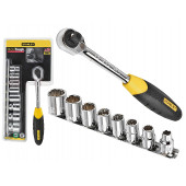 Набор головок 0-94-611 торцевых 3/8 с трещоткой MicroTough™, 9 предметов