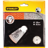 Диск STA38137-XJ алмазный сегментированный 125х22,23 по бетону STАNLEY