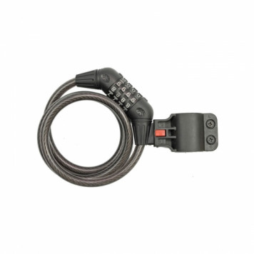 Замок 77845 велосипедный кодовый 10мм 1,2м VOREL