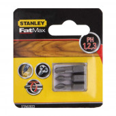 Биты STA62023-XJ FatMax Torsion PH1,2,3х25 мм, 3 шт STАNLEY
