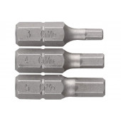 Биты STA61083-XJ HEX 4,5,6 х25 мм, 3 шт