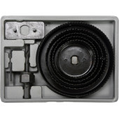 Фрезы 22571 кольцевые по дереву 64 - 127 мм, 8 шт. VOREL