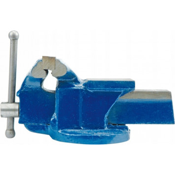 Тиски 36032 слесарные неповоротные с наковальней 100 мм VOREL