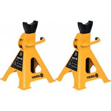 Подставка 80308 для автомобиля 3Т - 2шт. VOREL Подставка 80308 для автомобиля 3Т - 2шт. VOREL