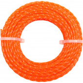 Леска 89480 для триммера SILENT 2,4 мм x 15 м (квадрат витой)