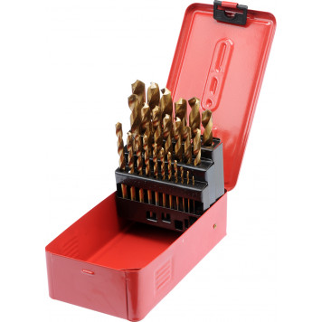 Набор свёрл 22340 по металлу HSS титановые 1,0 - 13,0 мм