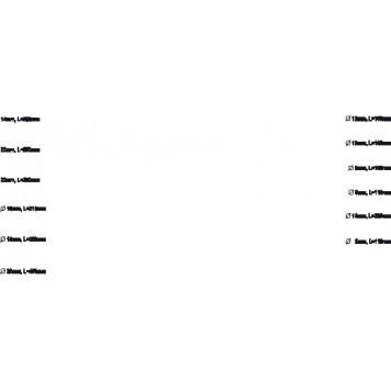 Набор сверл 23585 (9 шт) и зубил (3 шт) SDS 5-20 мм VOREL-1