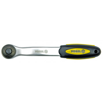 Трещотка 53572 изогнутая 3/8 72 зубца CrV VOREL