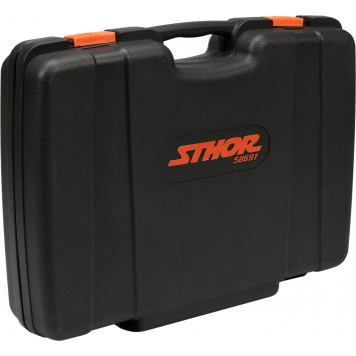 Набор 58691 насадок торцевых CRV с трещоткой 1/4", 1/2", 3/8" 216 предметов XXL STHOR-3